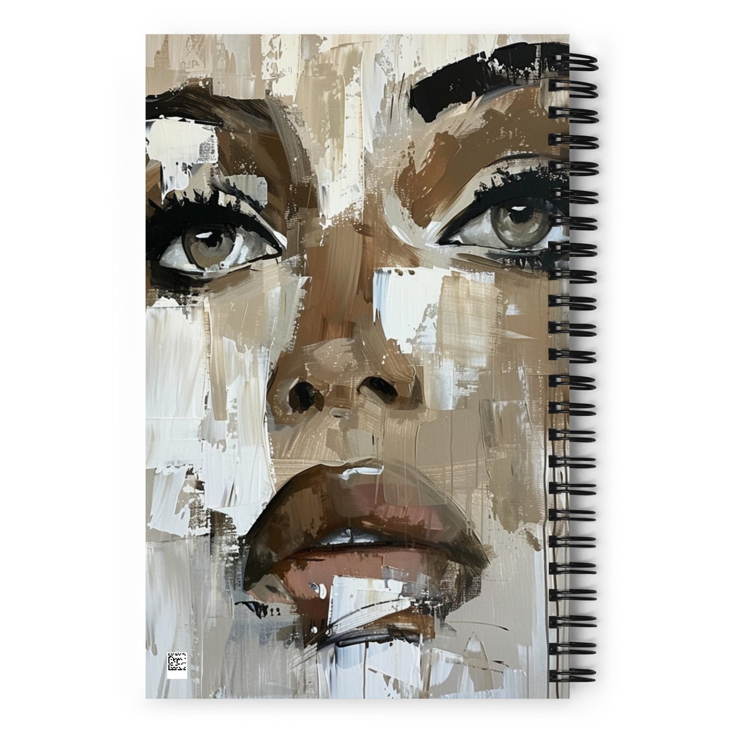 Spiral Notebook Abstract Portrait