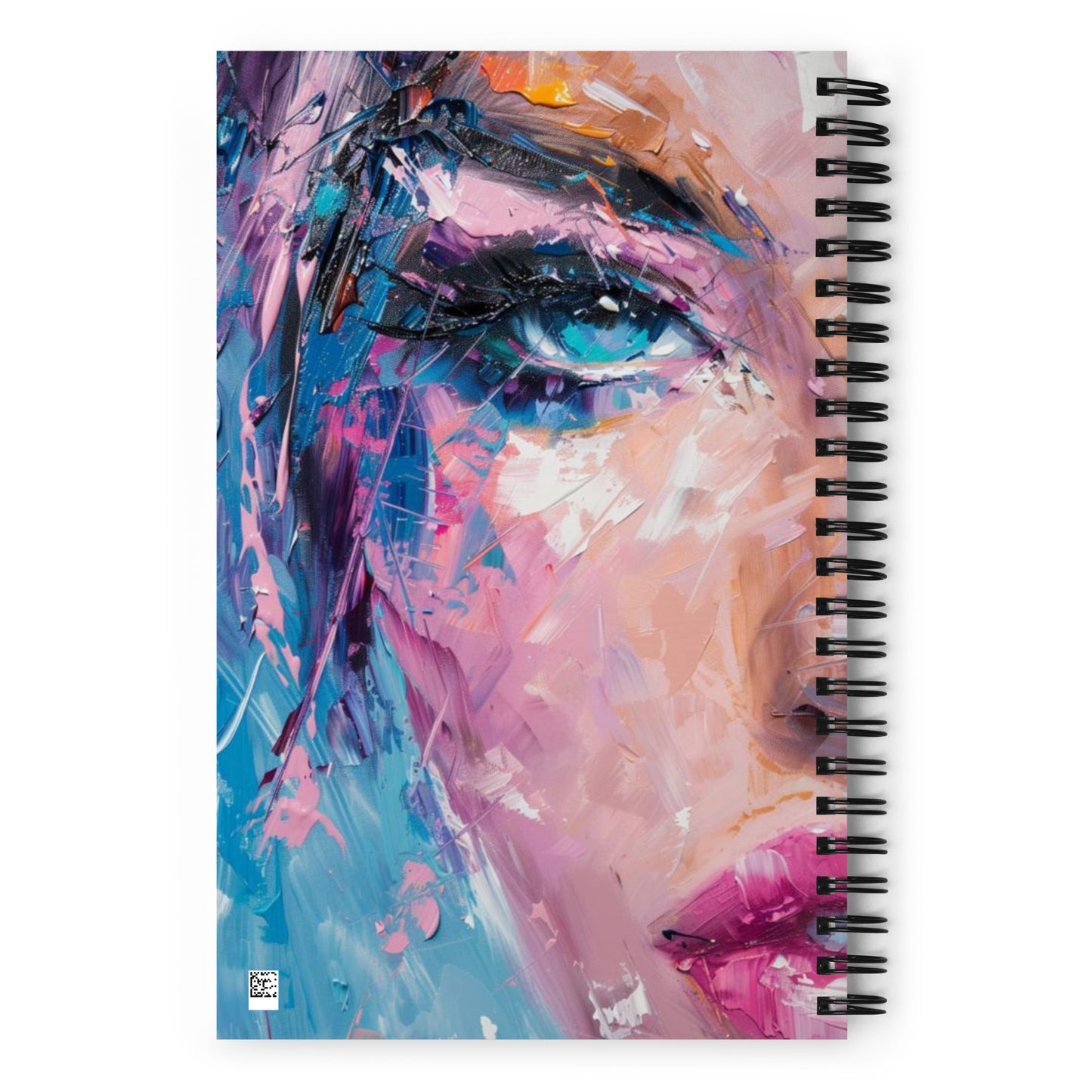 Spiral Notebook Abstract Portrait