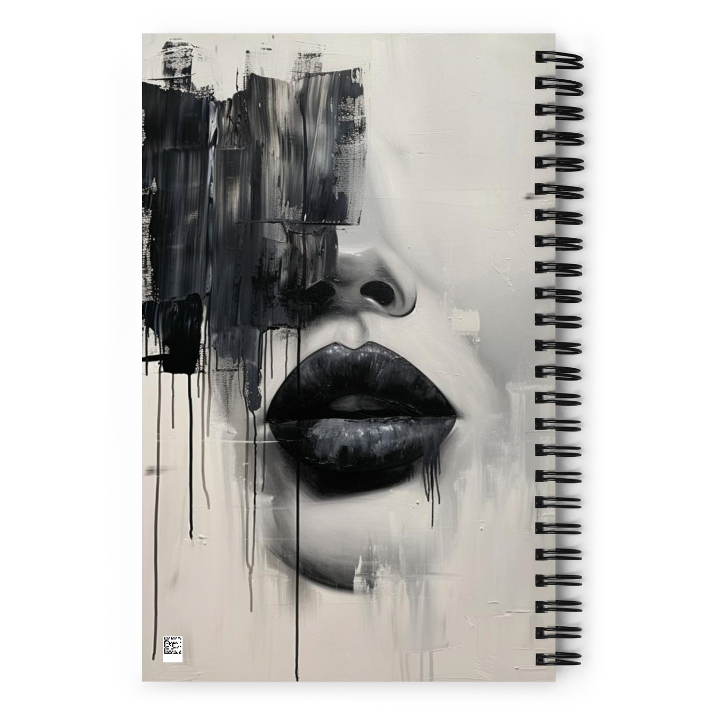 Spiral Notebook Abstract Portrait