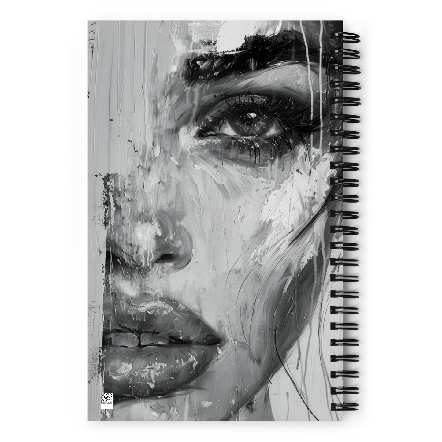 Spiral Notebook Abstract Portrait