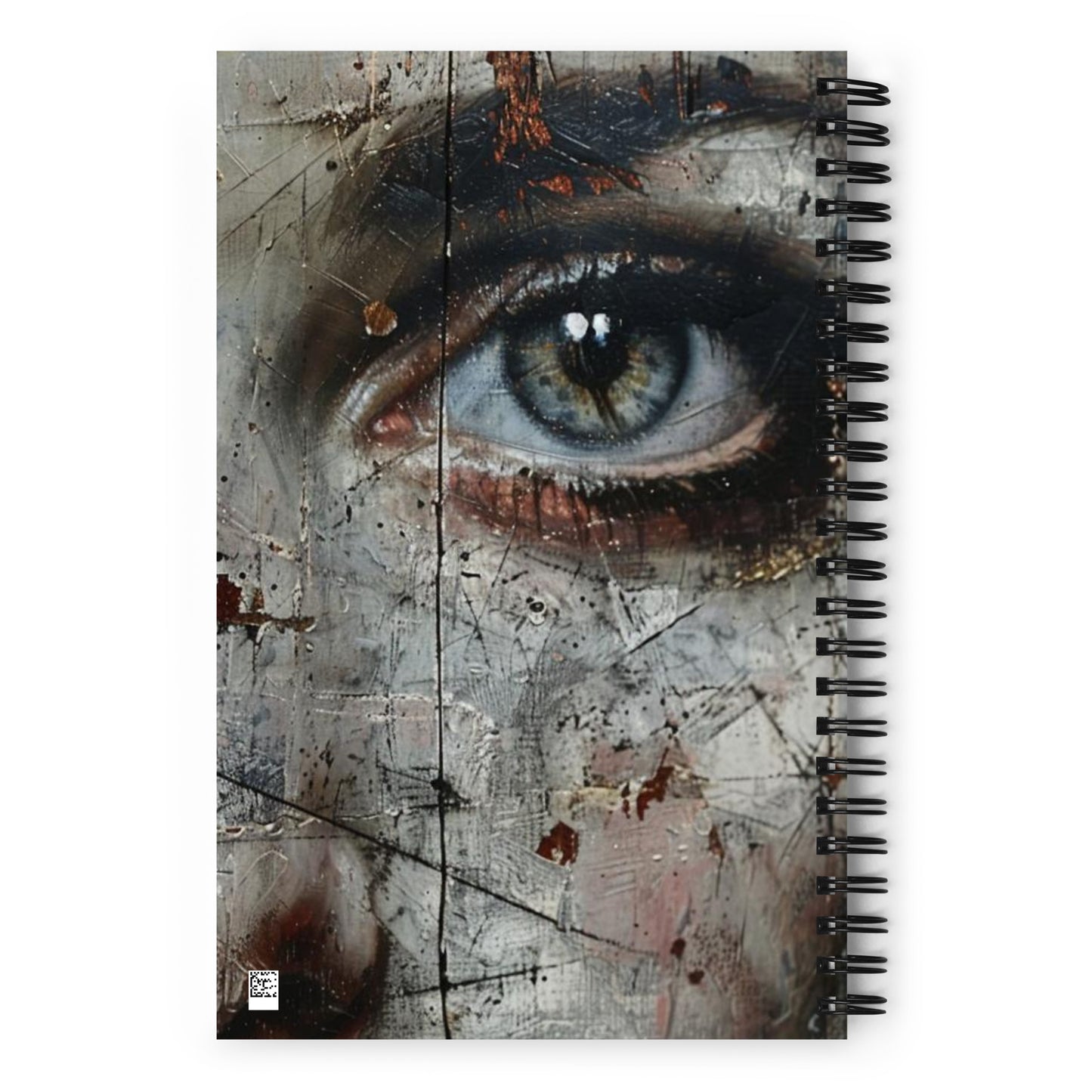 Spiral Notebook Abstract Portrait