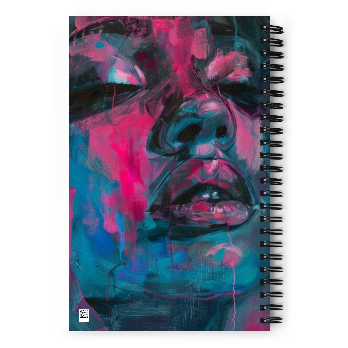 Spiral Notebook Abstract Portrait