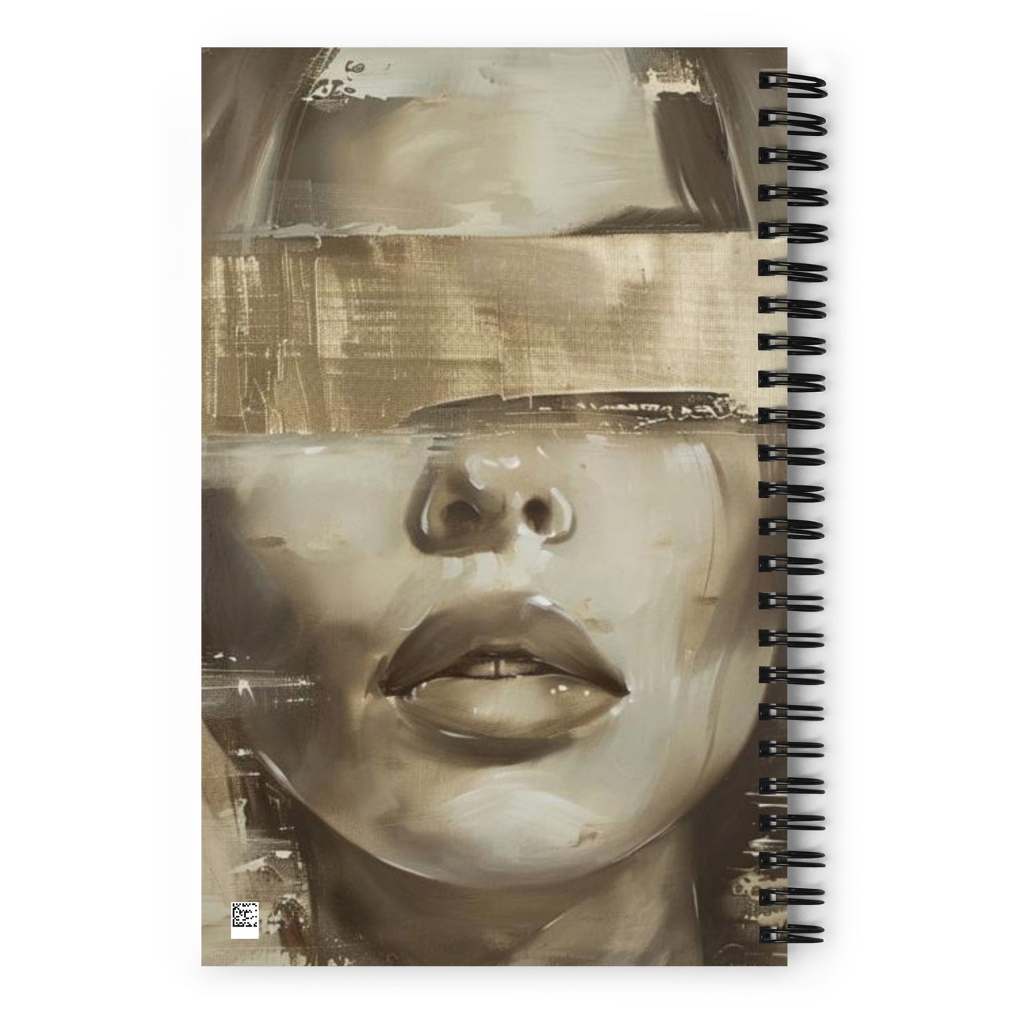 Spiral Notebook Abstract Portrait