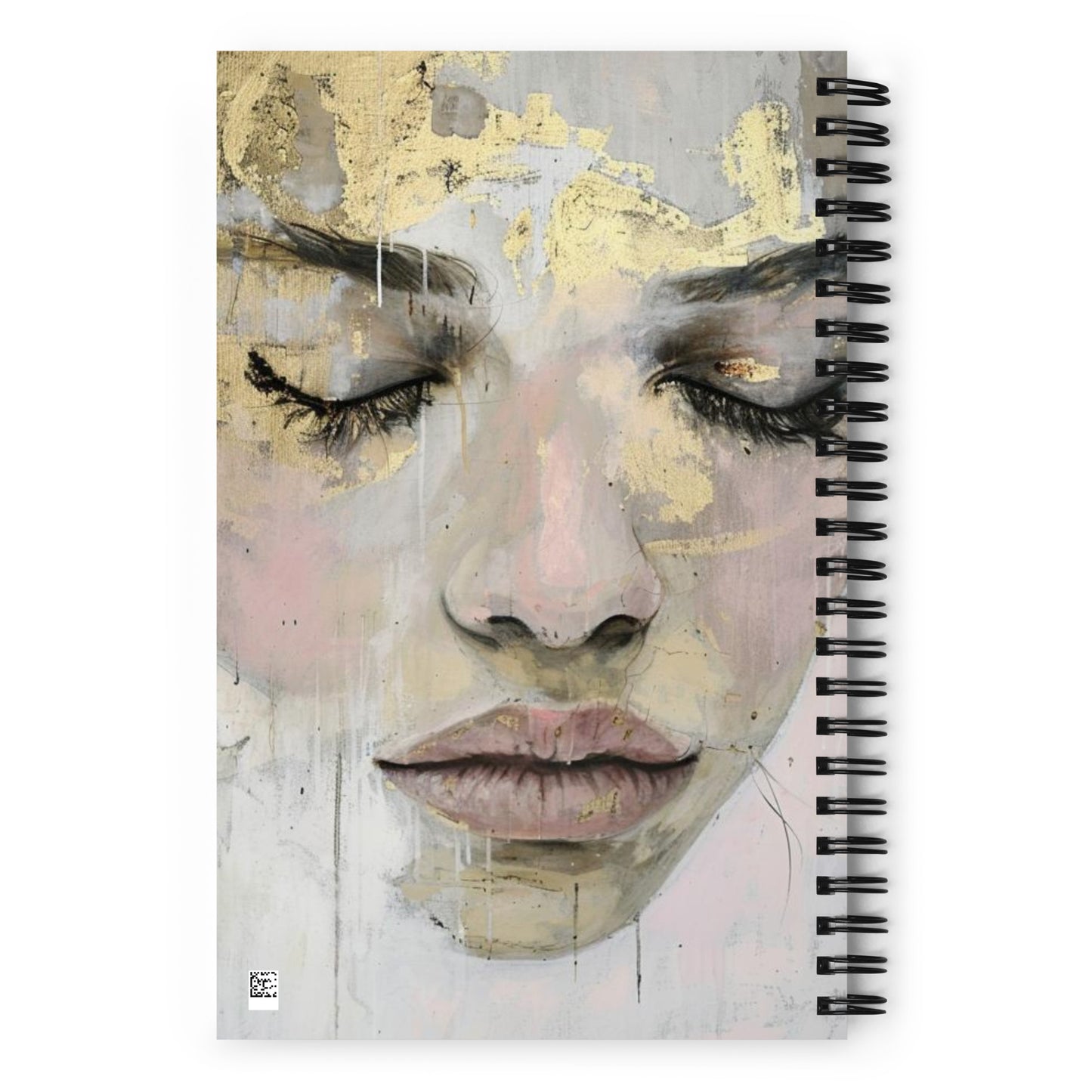 Spiral Notebook Abstract Portrait