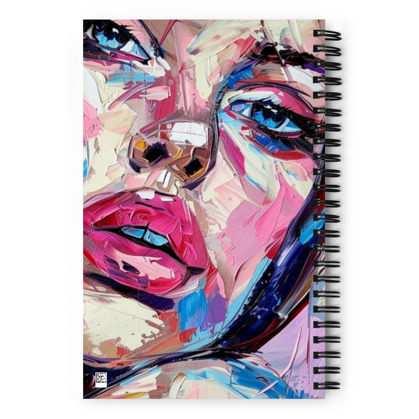 Spiral Notebook Abstract Portrait