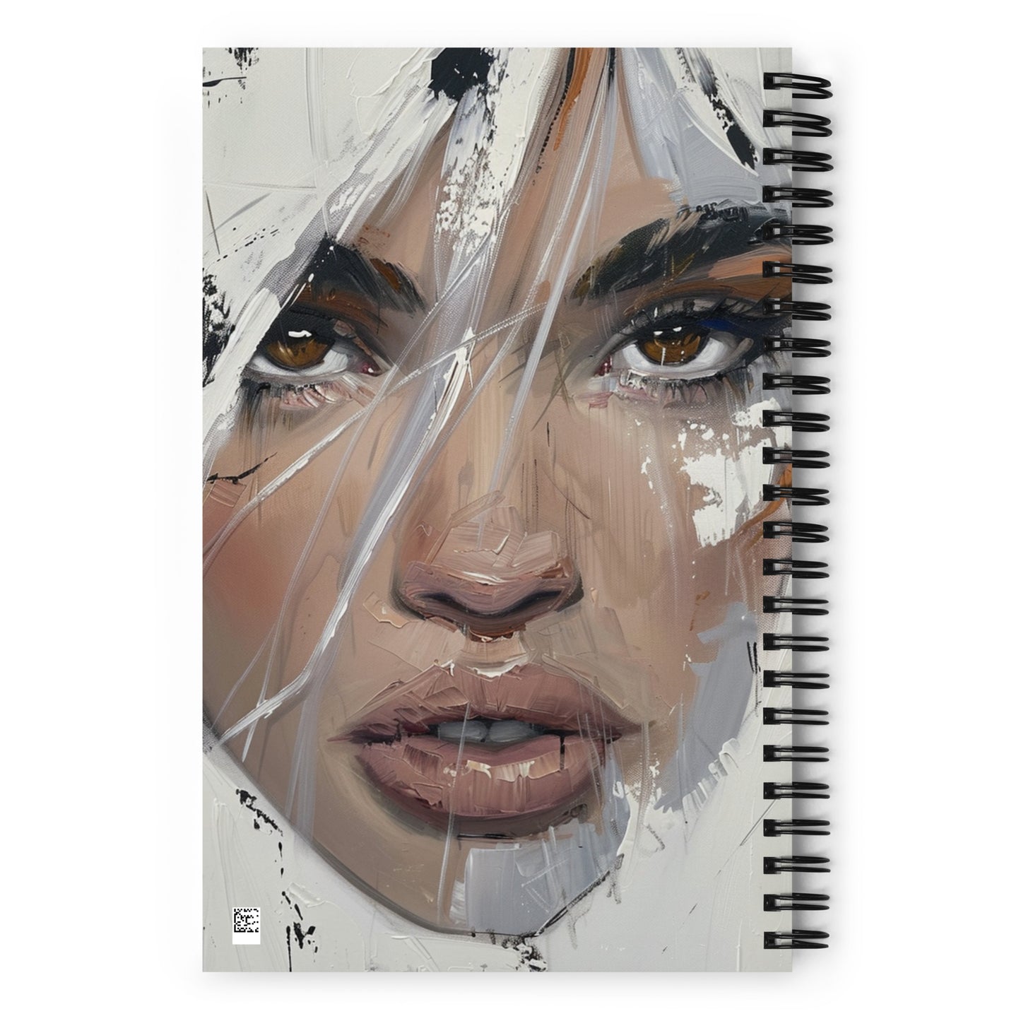 Spiral Notebook Abstract Portrait