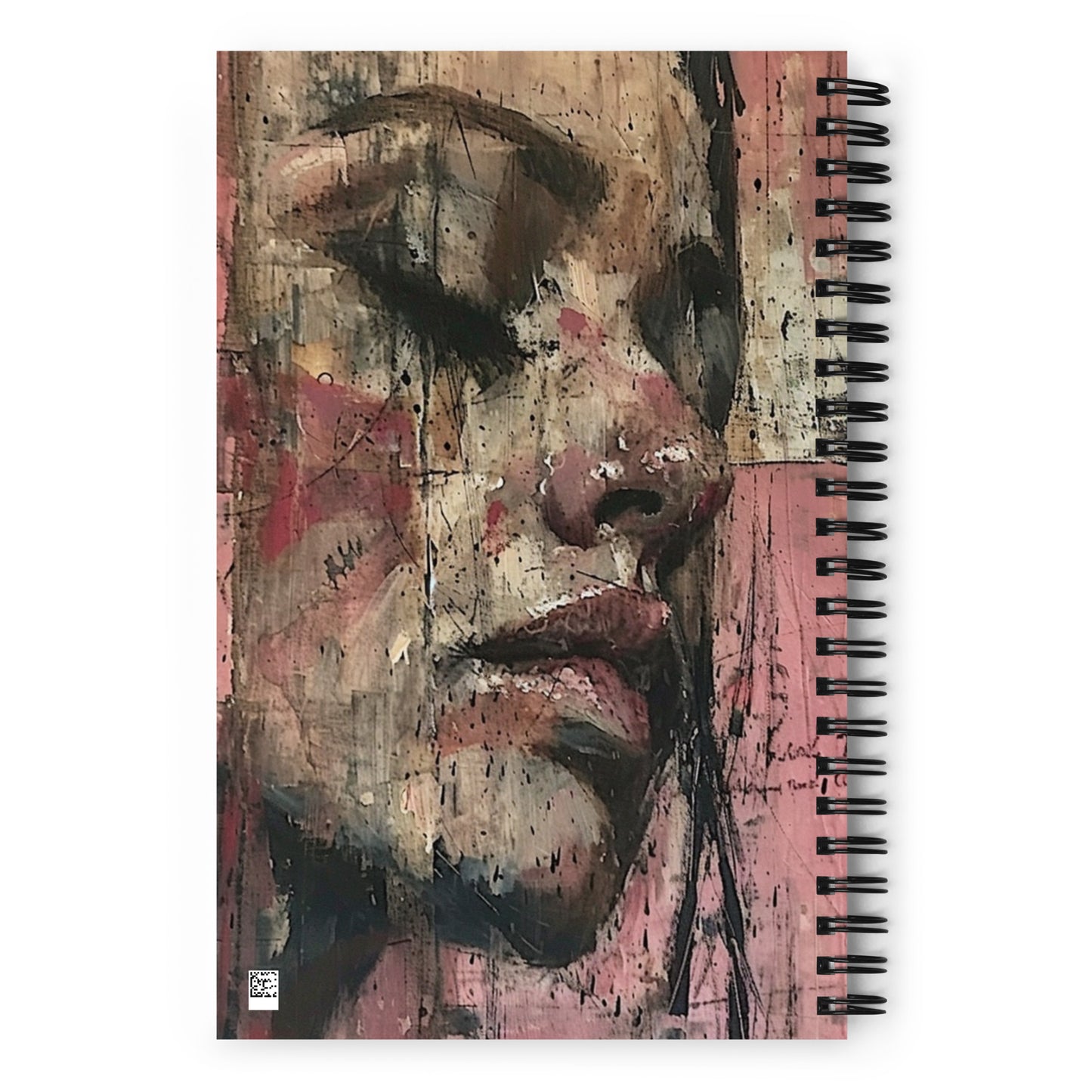 Spiral Notebook Abstract Portrait