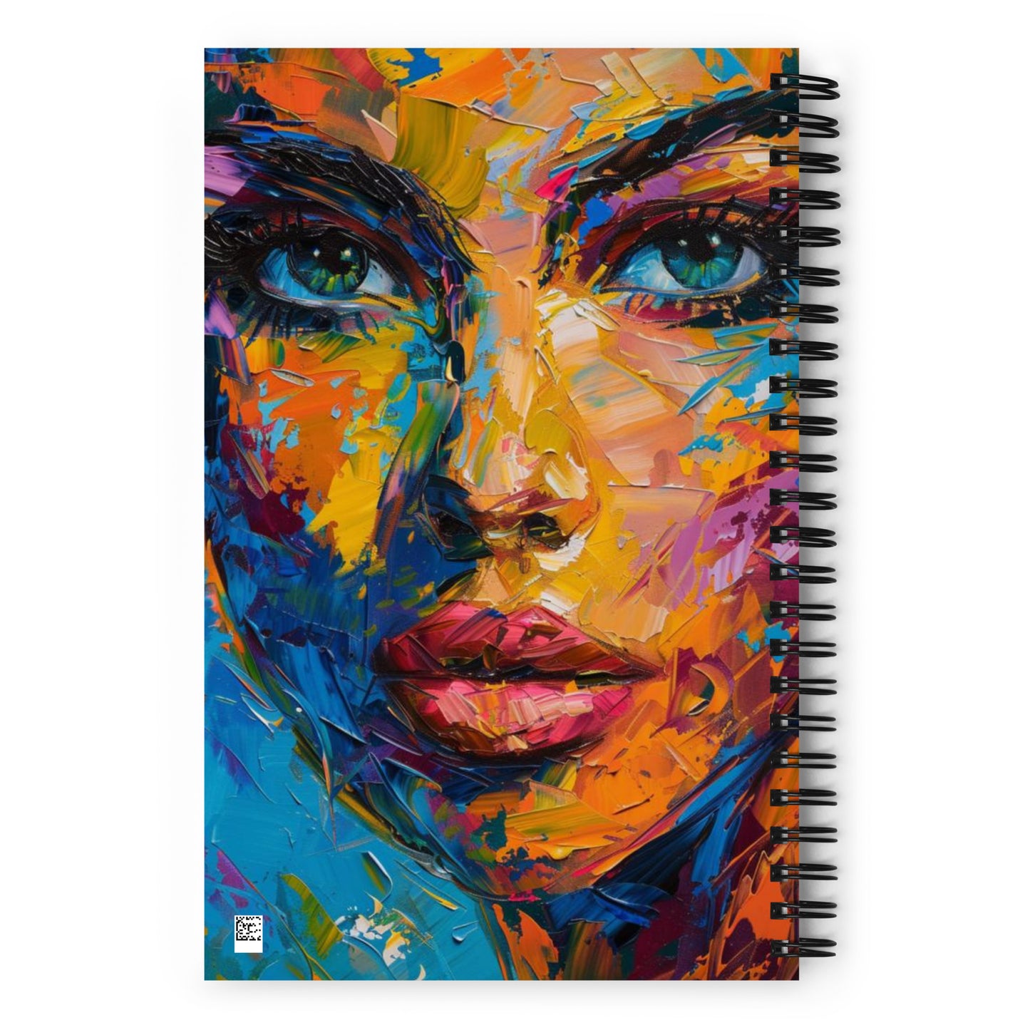 Spiral Notebook Abstract Portrait