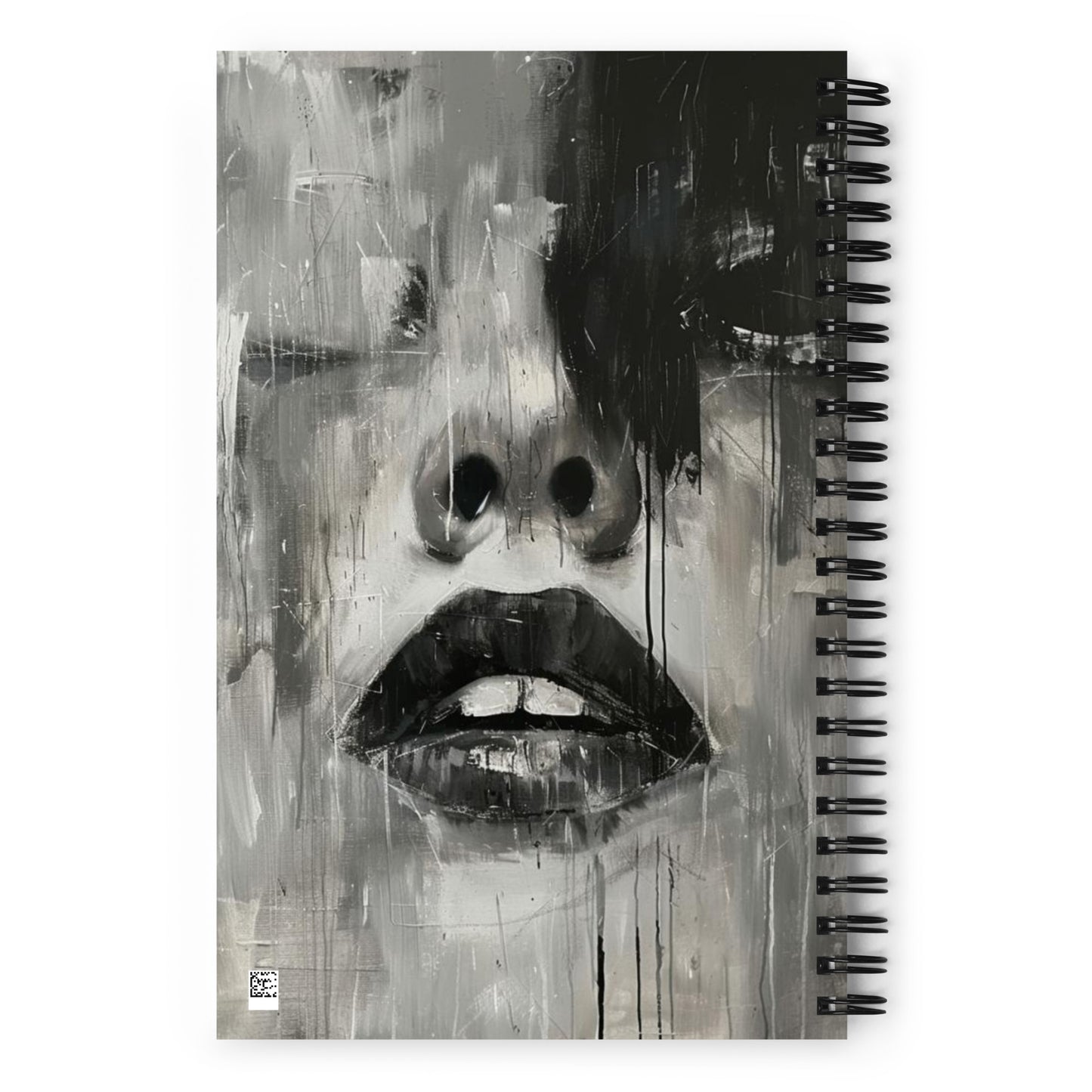 Spiral Notebook Abstract Portrait