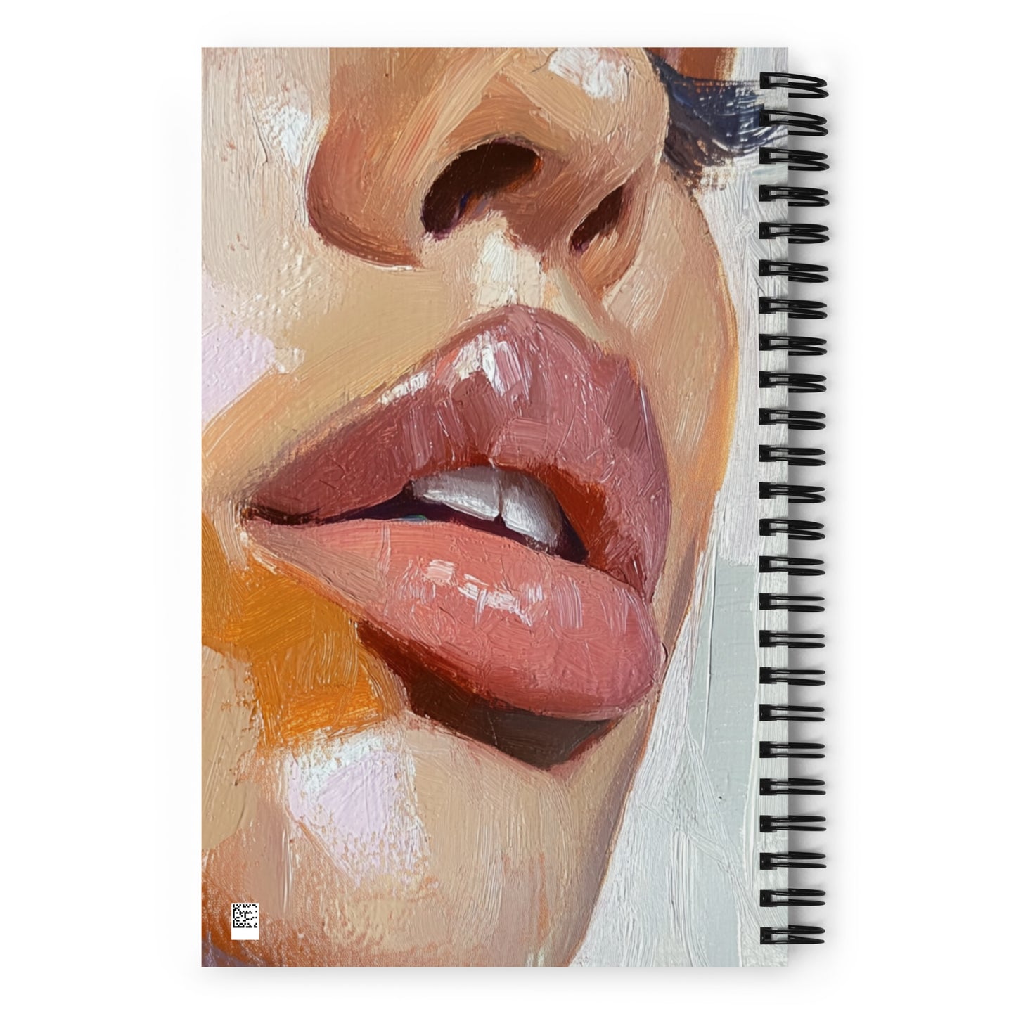 Spiral Notebook Abstract Portrait