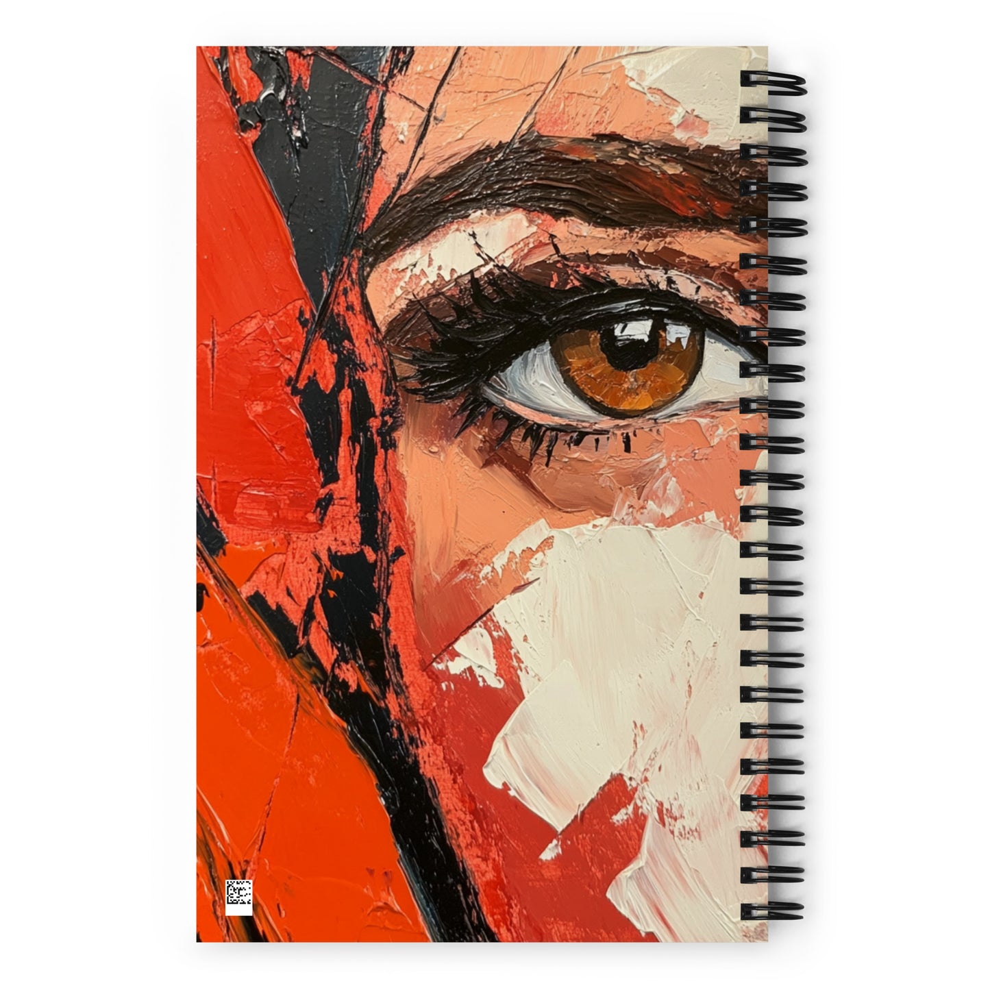 Spiral Notebook Abstract Portrait