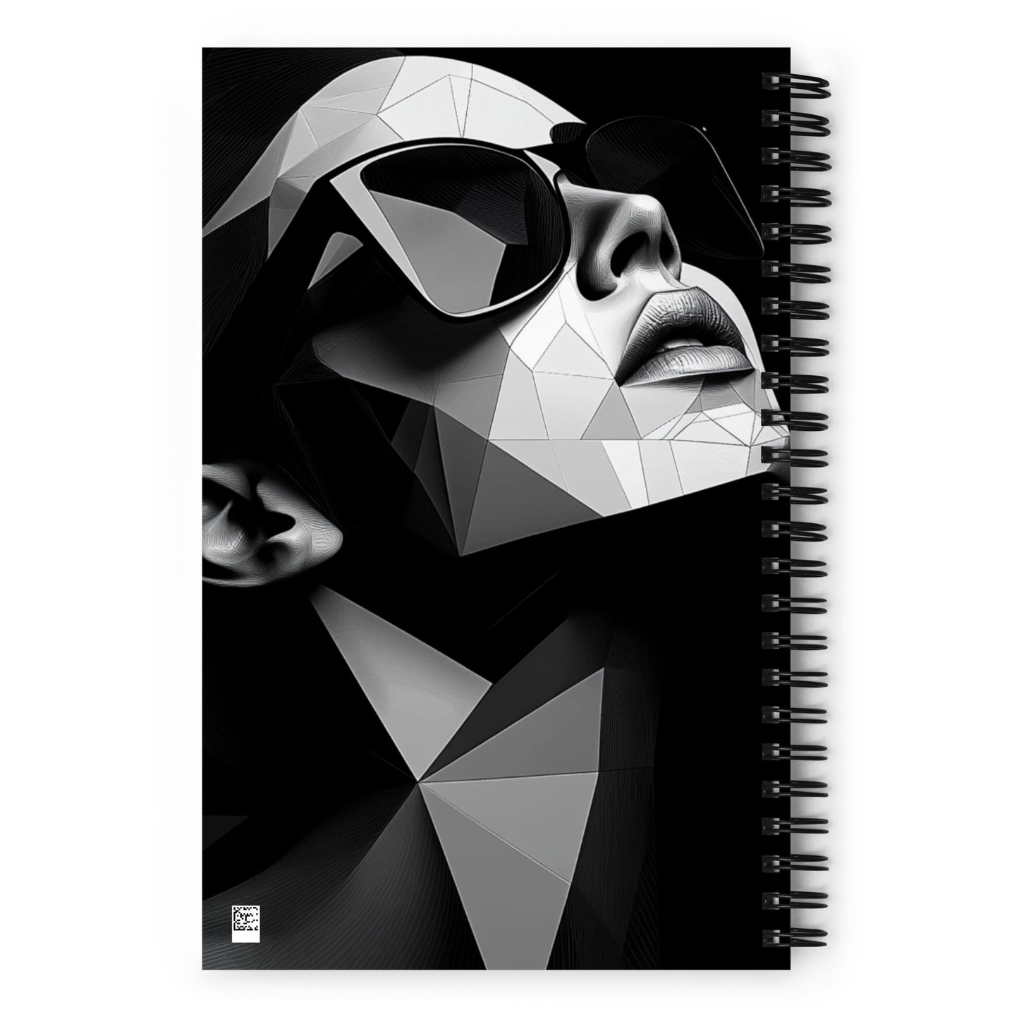 Spiral Notebook Abstract Portrait