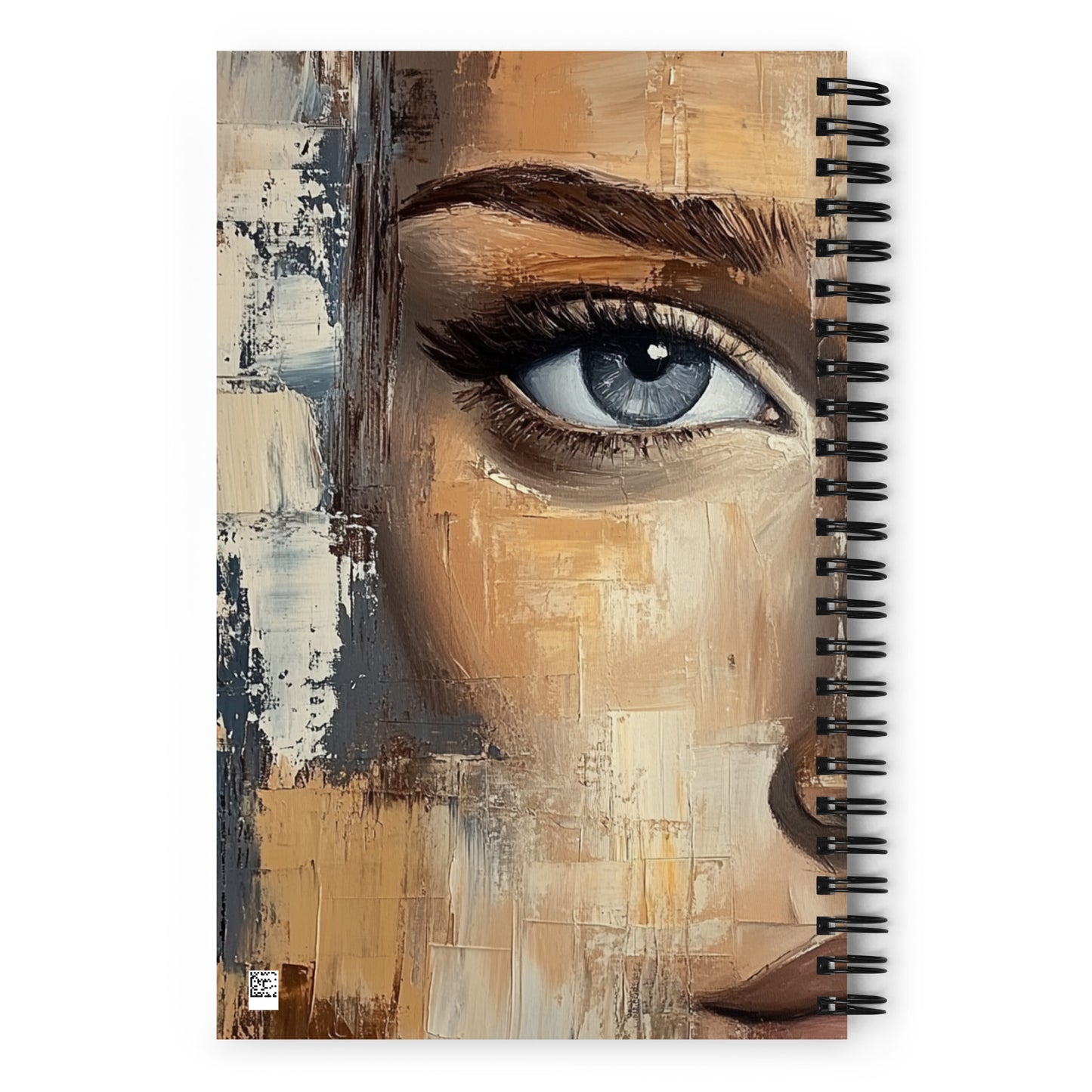 Spiral Notebook Abstract Portrait