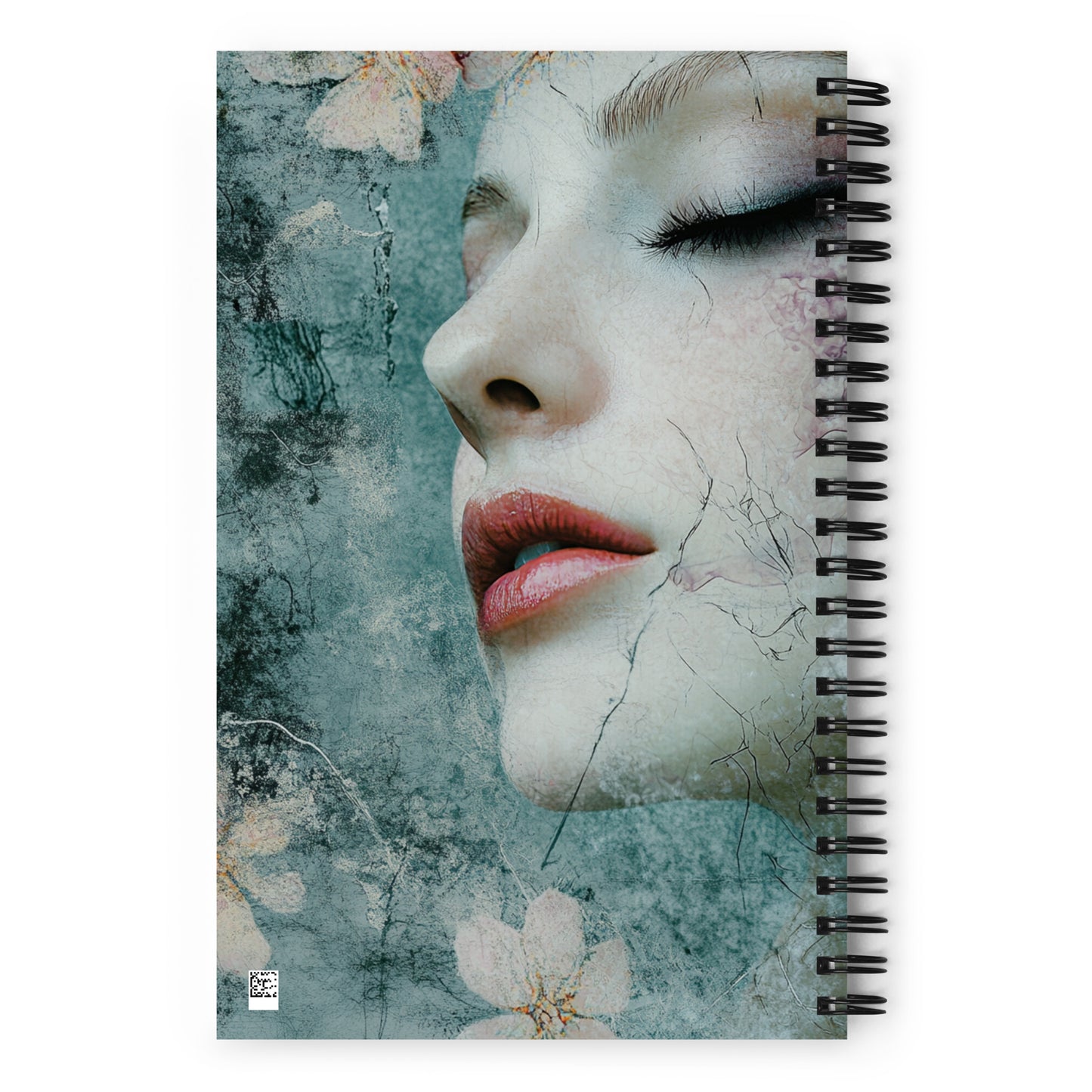 Spiral Notebook Abstract Portrait