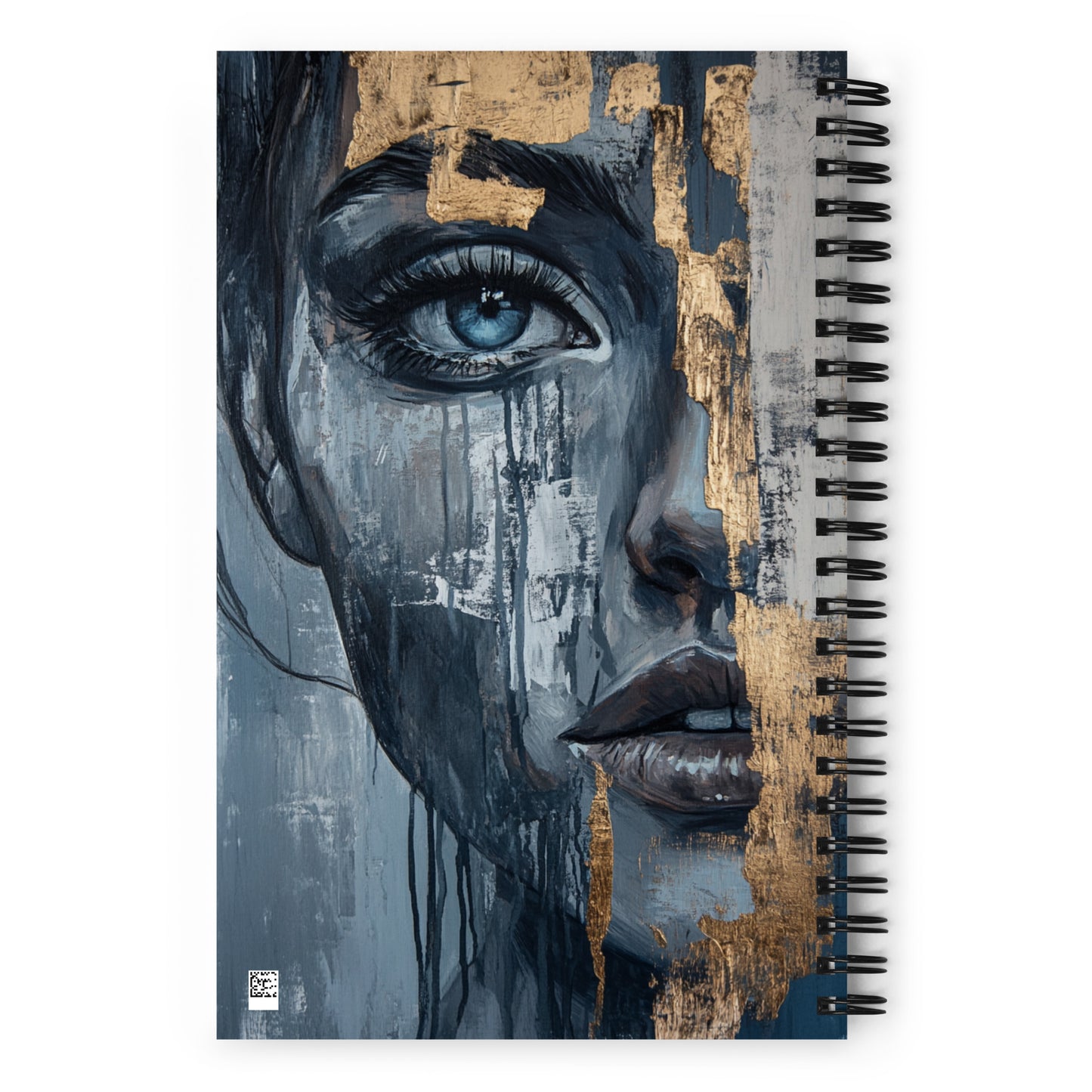 Spiral Notebook Abstract Portrait