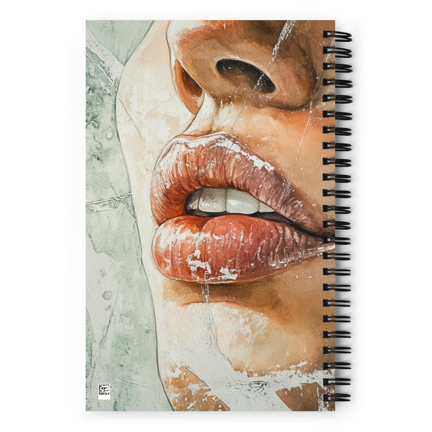 Spiral Notebook Abstract Portrait