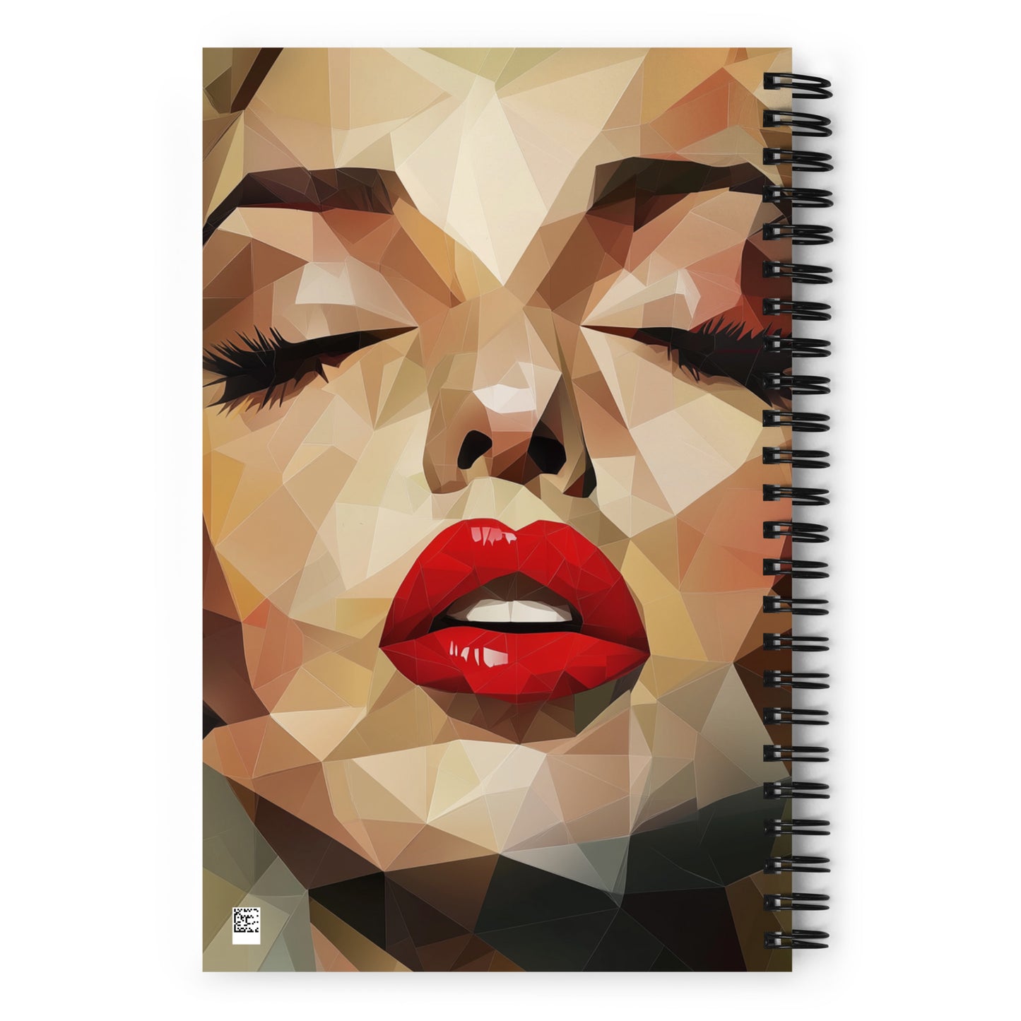 Spiral Notebook Abstract Portrait