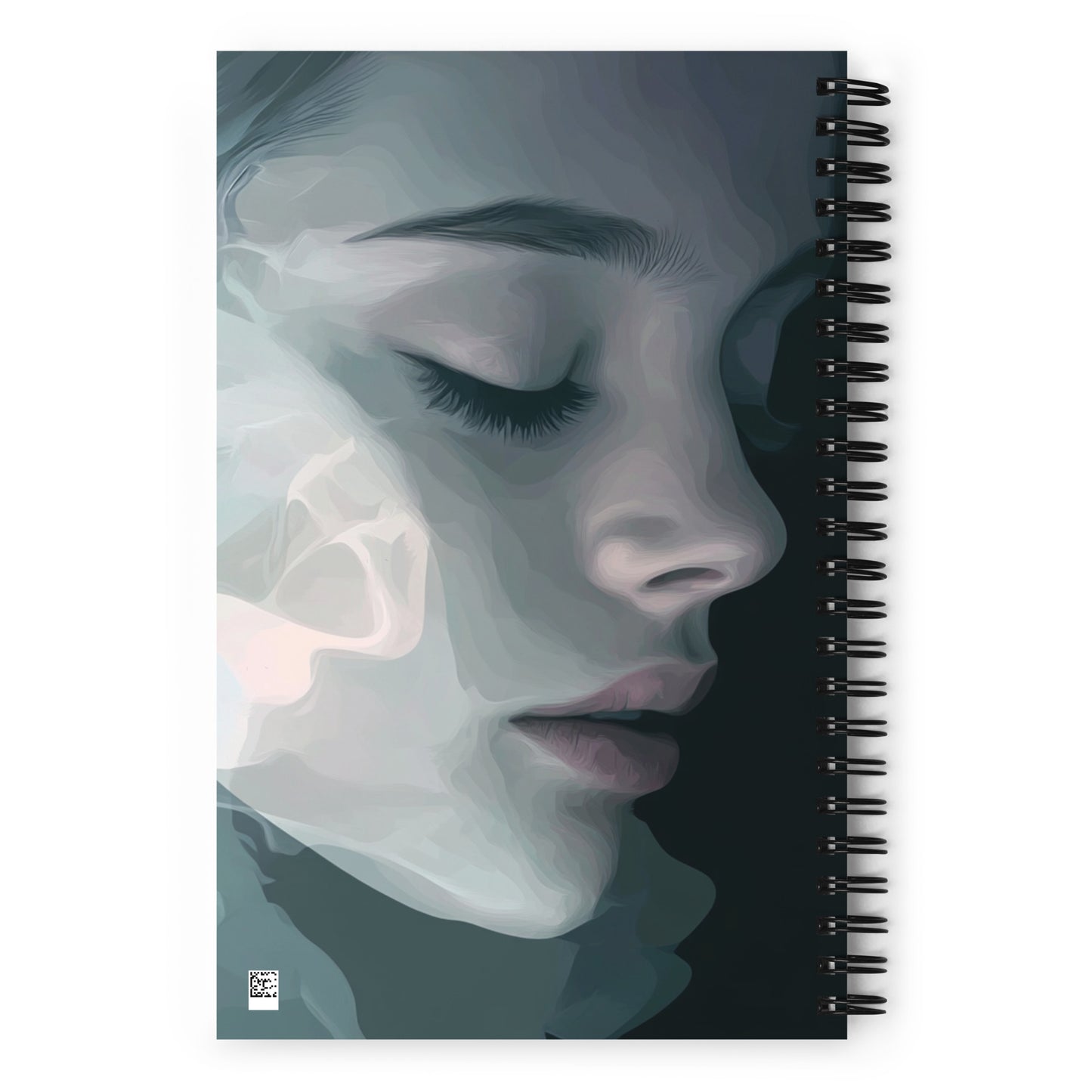 Spiral Notebook Abstract Portrait