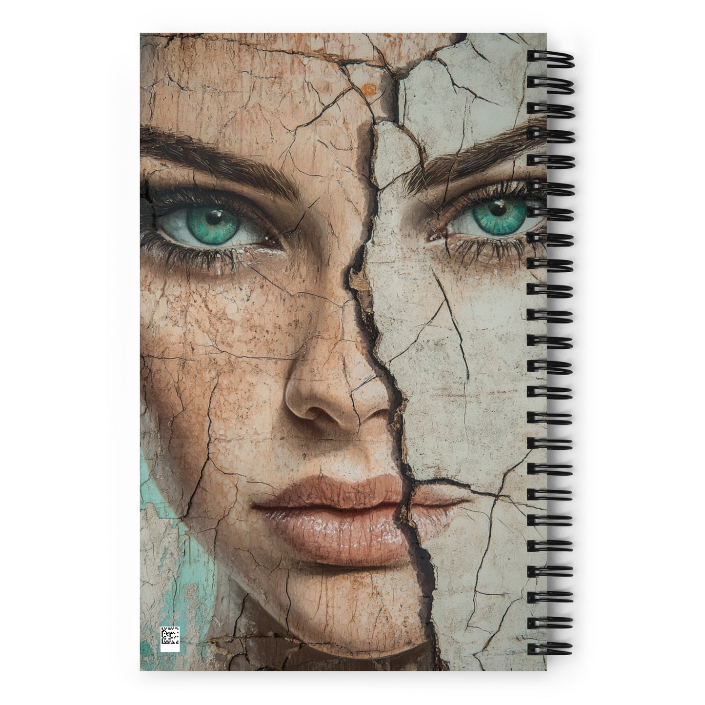 Spiral Notebook Abstract Portrait