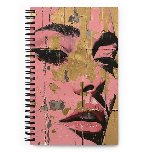 Spiral Notebook Abstract Portrait