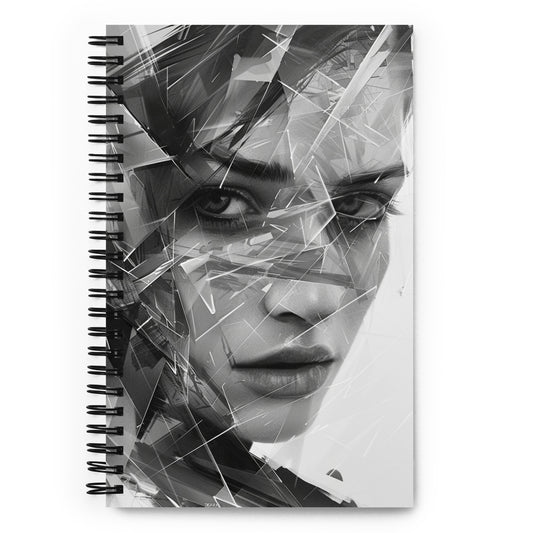 Spiral Notebook Abstract Portrait