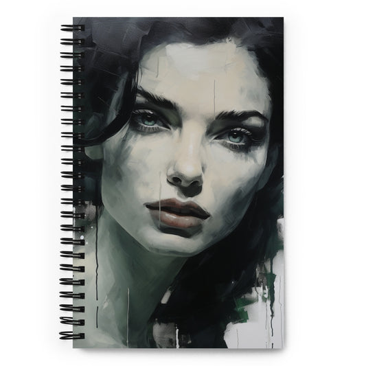 Spiral Notebook Abstract Portrait