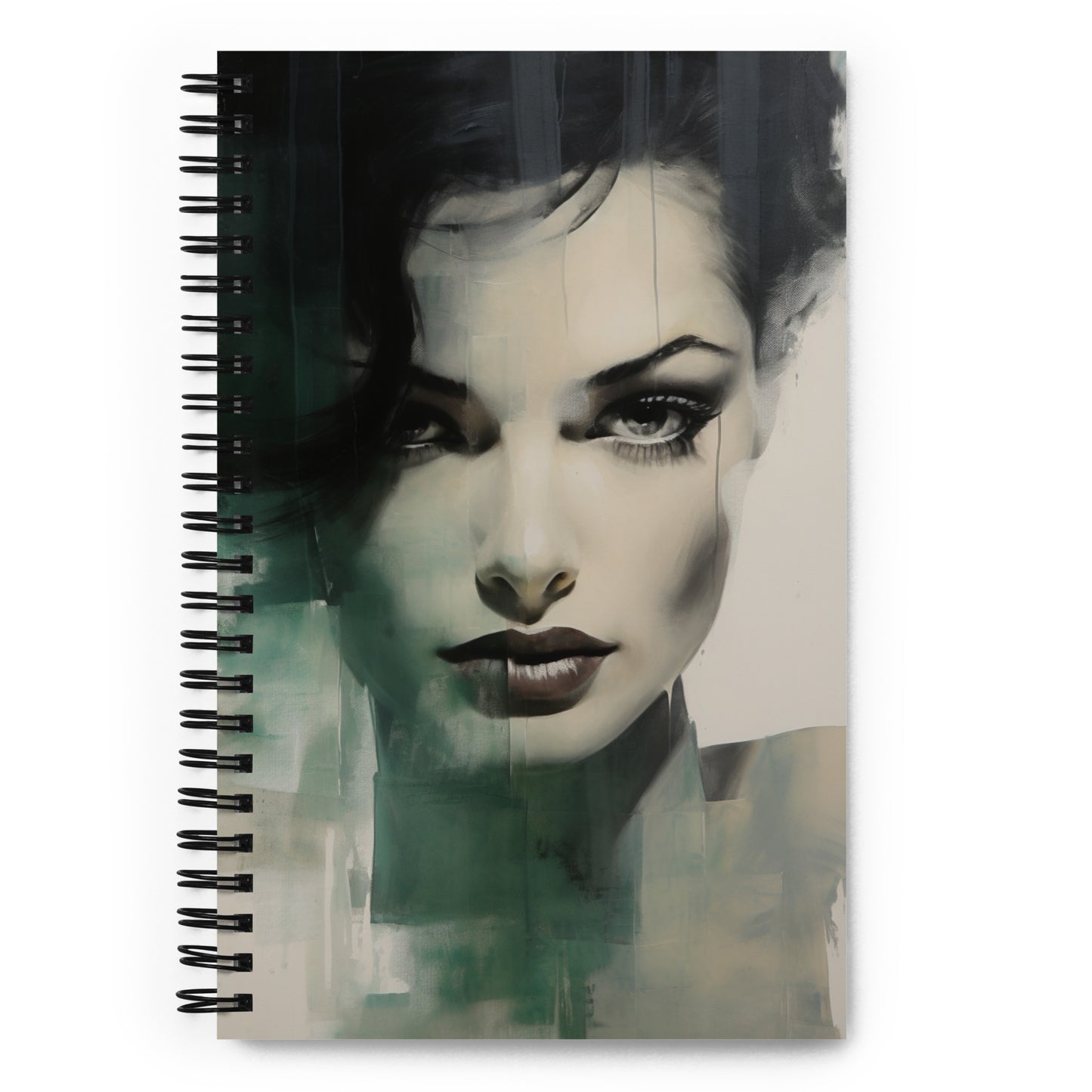 Spiral Notebook Abstract Portrait