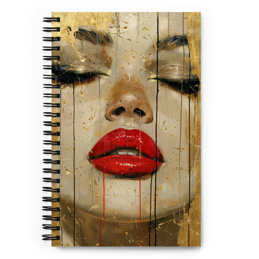 Spiral Notebook Abstract Portrait