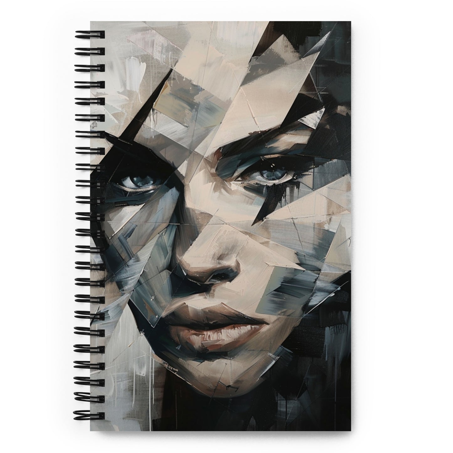 Spiral Notebook Abstract Portrait