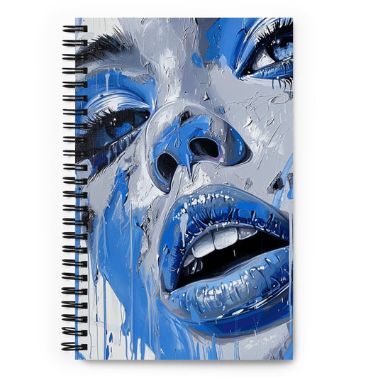 Spiral Notebook Abstract Portrait