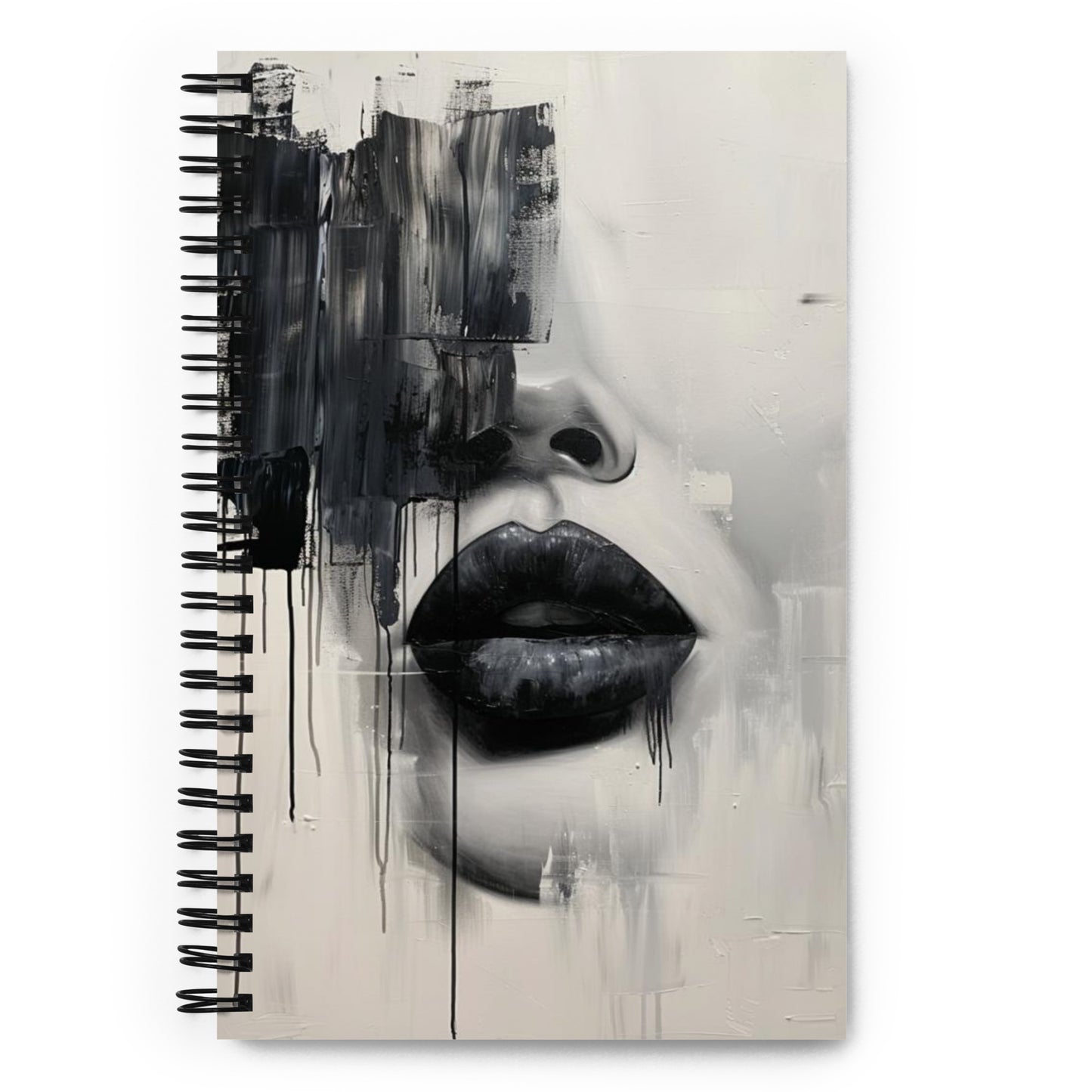 Spiral Notebook Abstract Portrait