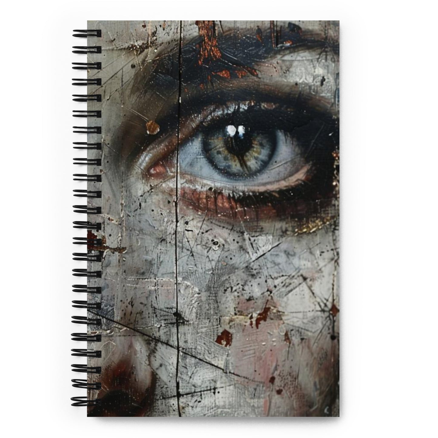 Spiral Notebook Abstract Portrait