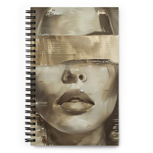 Spiral Notebook Abstract Portrait