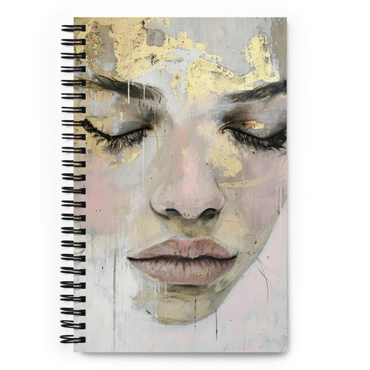 Spiral Notebook Abstract Portrait