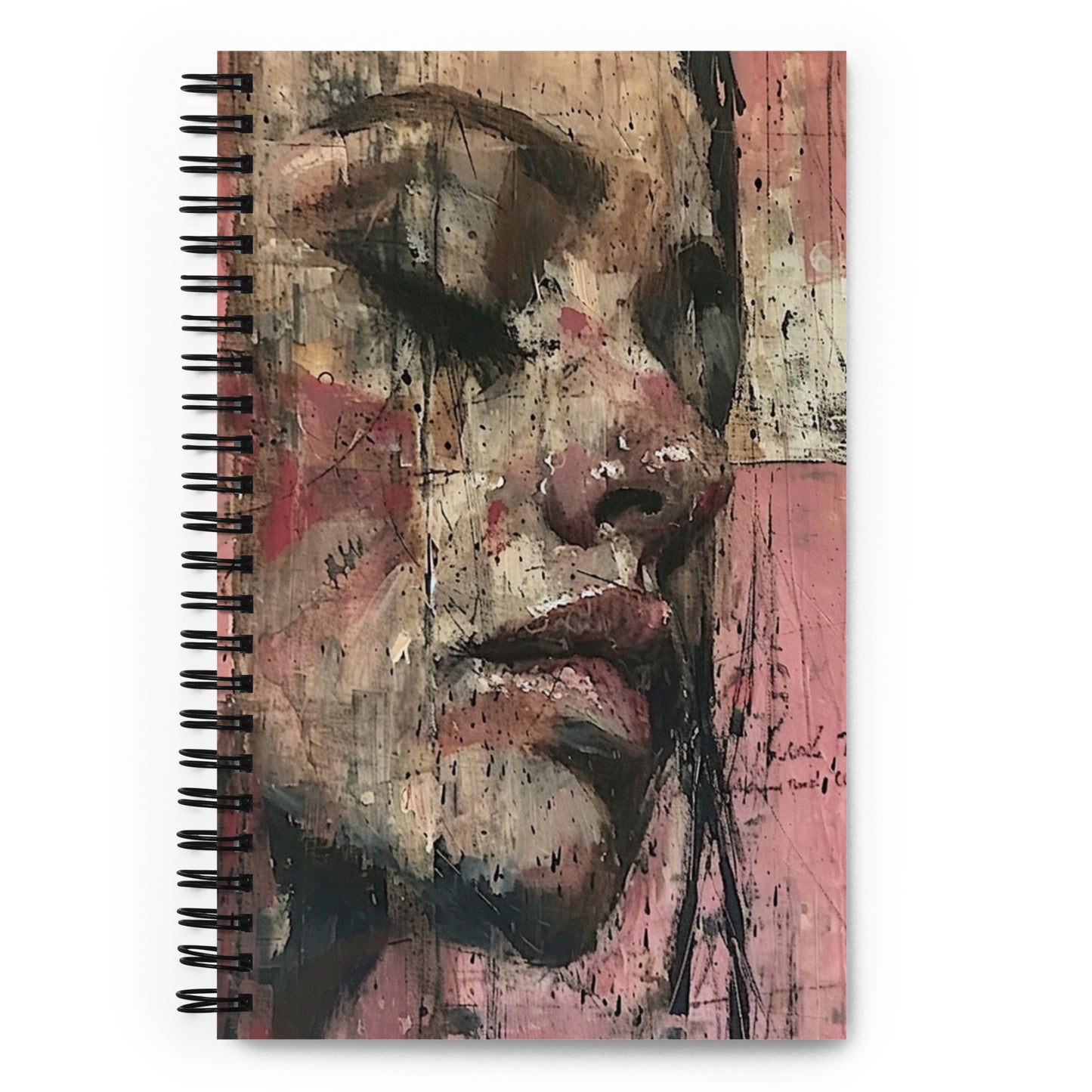 Spiral Notebook Abstract Portrait