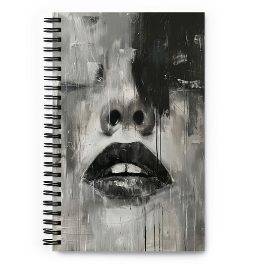 Spiral Notebook Abstract Portrait