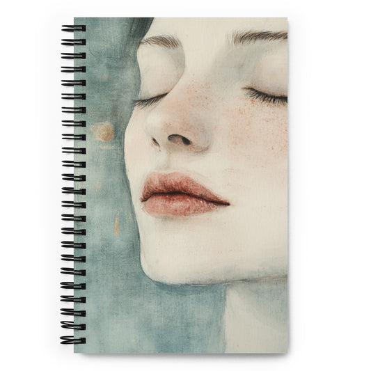 Spiral Notebook Abstract Portrait