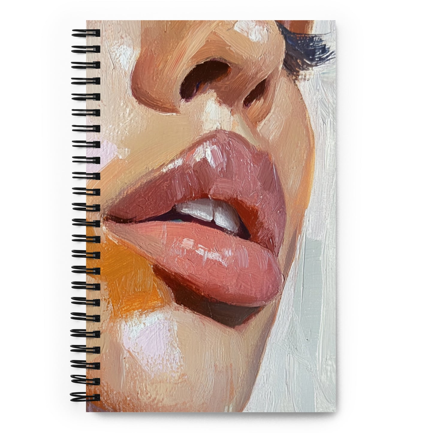 Spiral Notebook Abstract Portrait