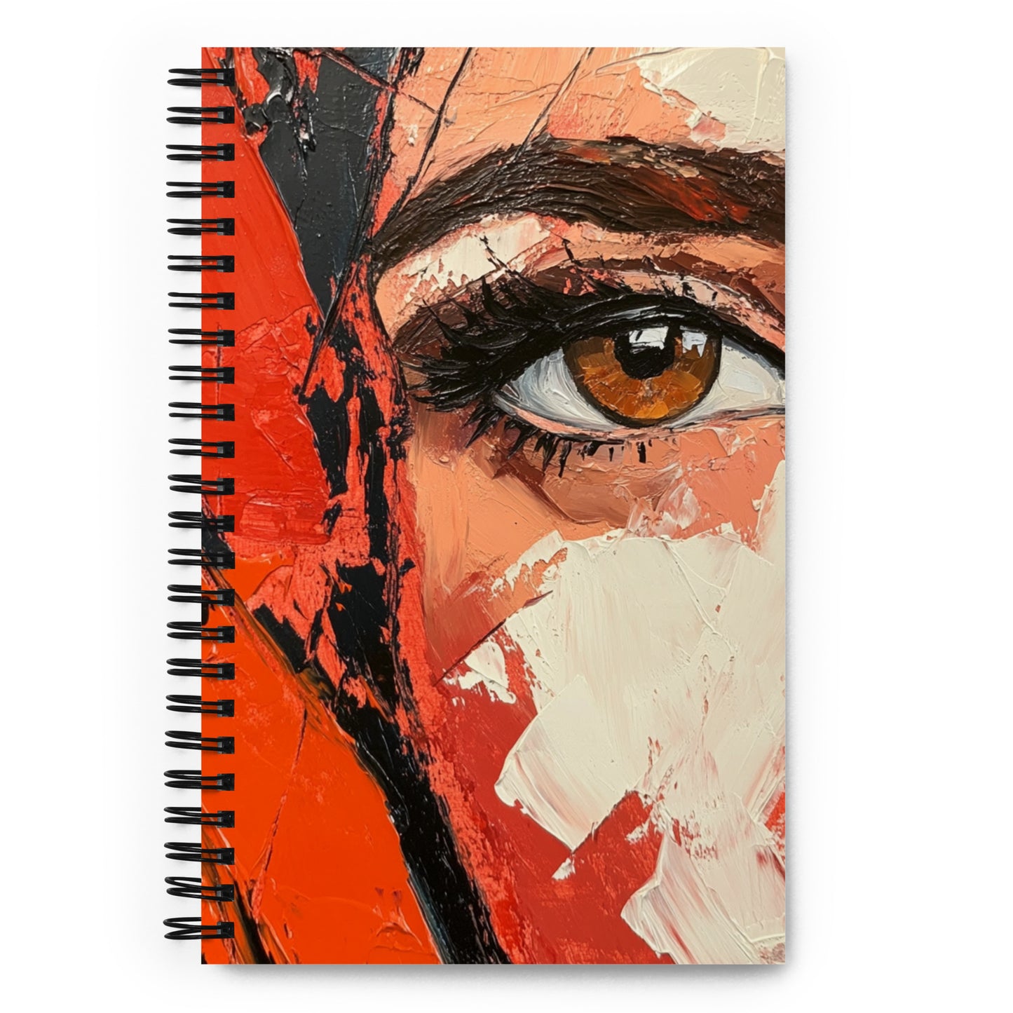 Spiral Notebook Abstract Portrait