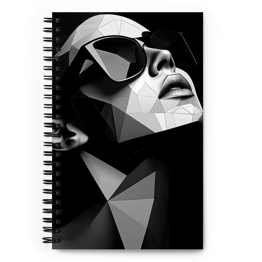 Spiral Notebook Abstract Portrait