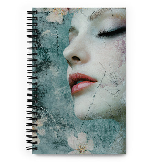 Spiral Notebook Abstract Portrait