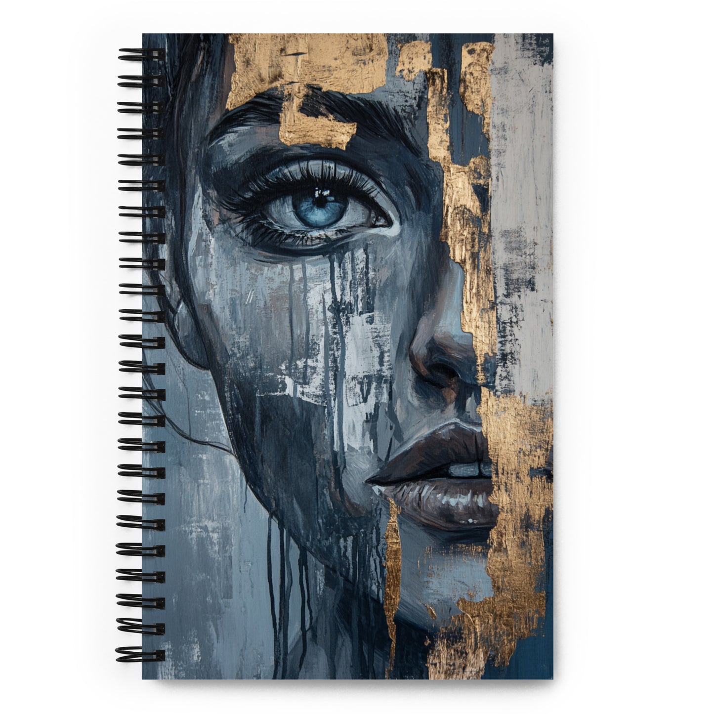 Spiral Notebook Abstract Portrait