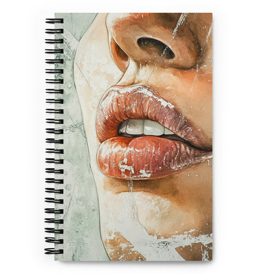 Spiral Notebook Abstract Portrait