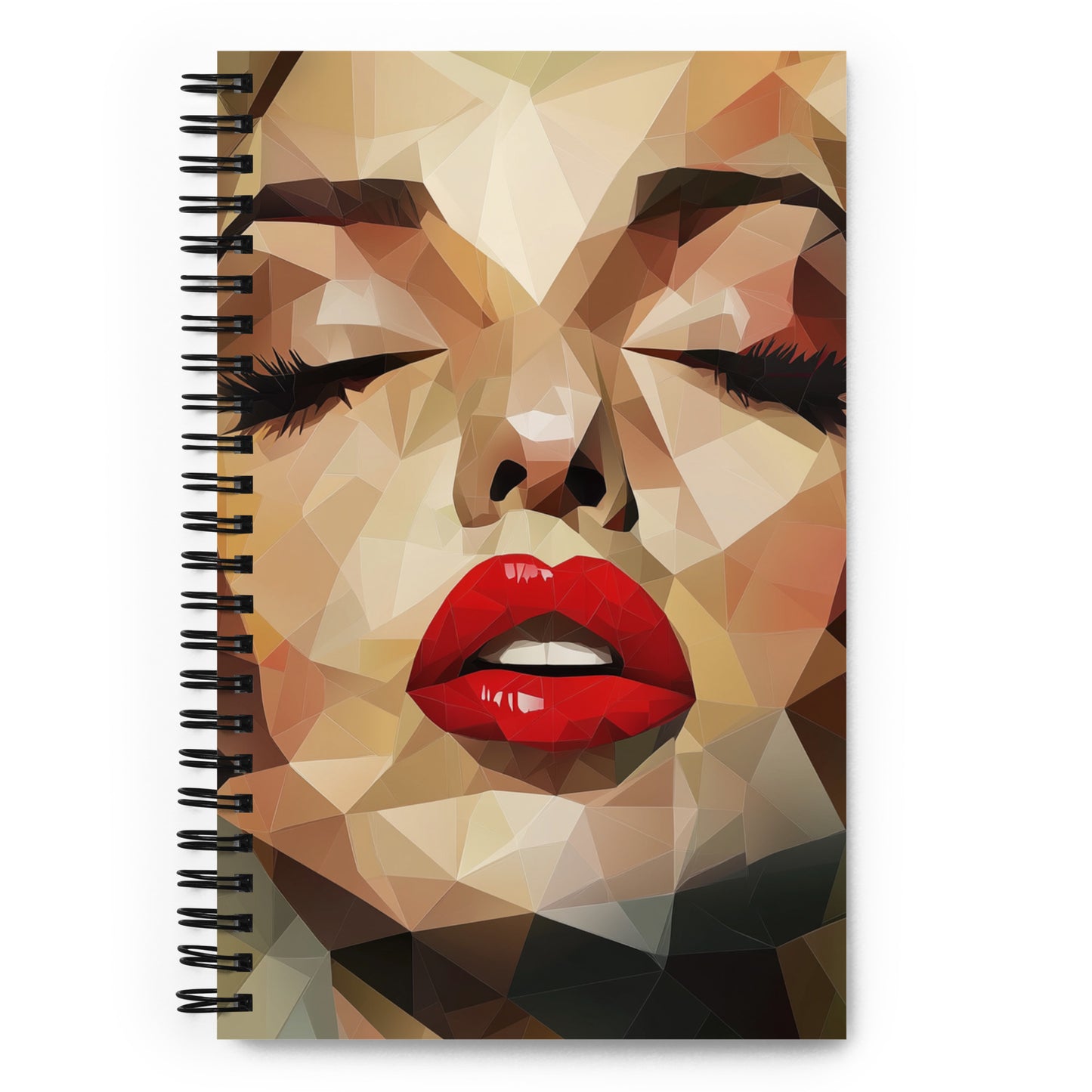 Spiral Notebook Abstract Portrait