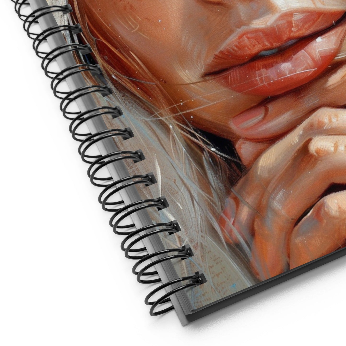 Spiral Notebook Abstract Portrait