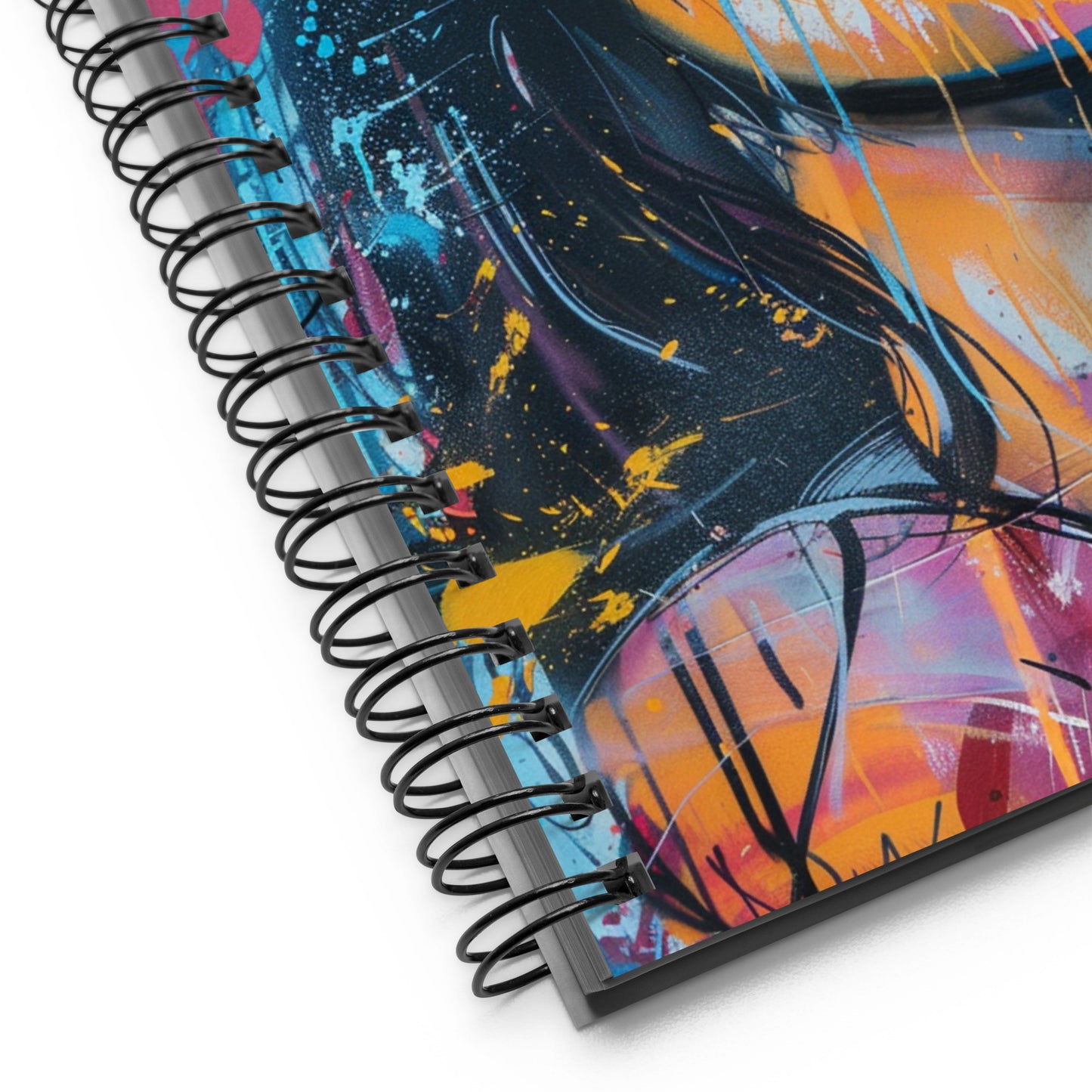 Spiral Notebook Abstract Portrait