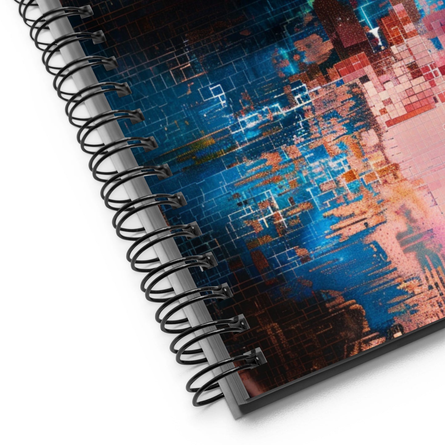 Spiral Notebook Abstract Portrait