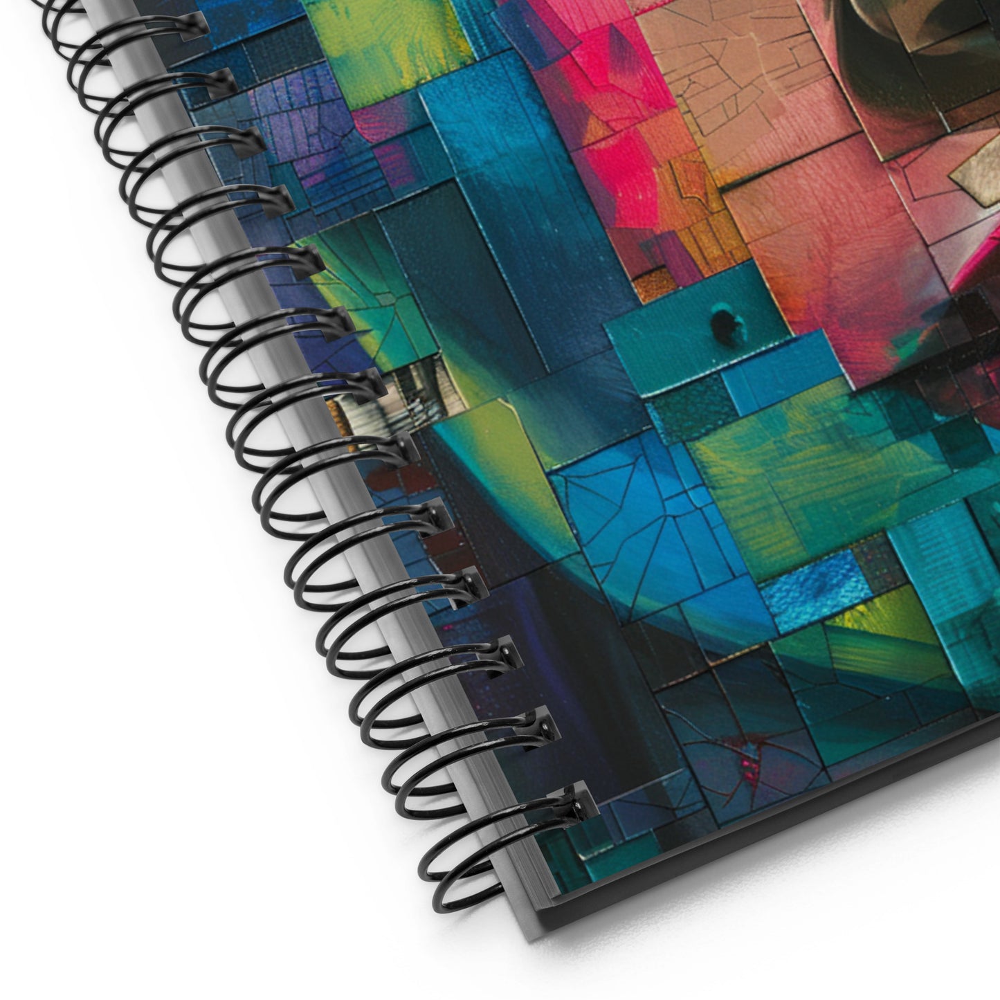 Spiral Notebook Abstract Portrait