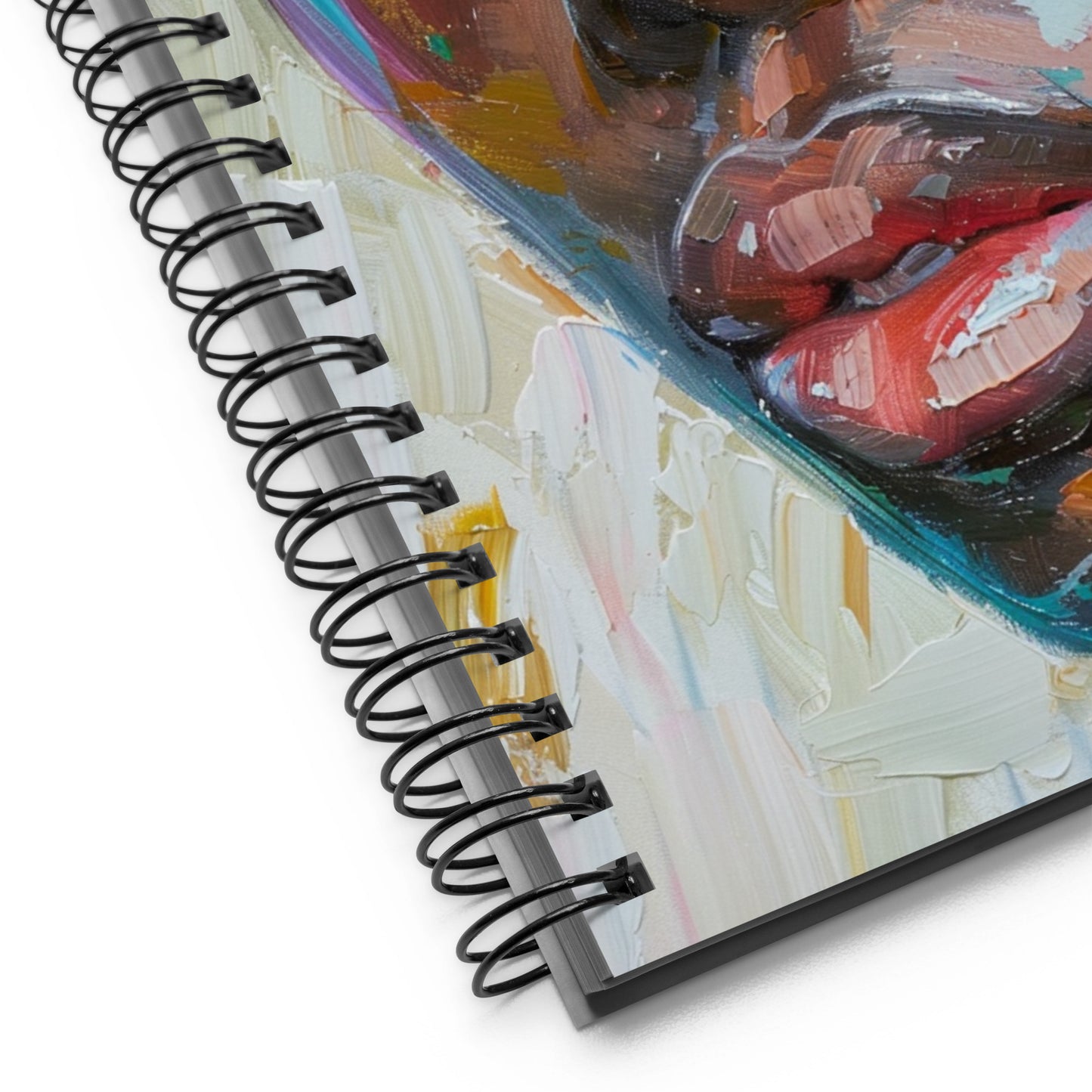 Spiral Notebook Abstract Portrait