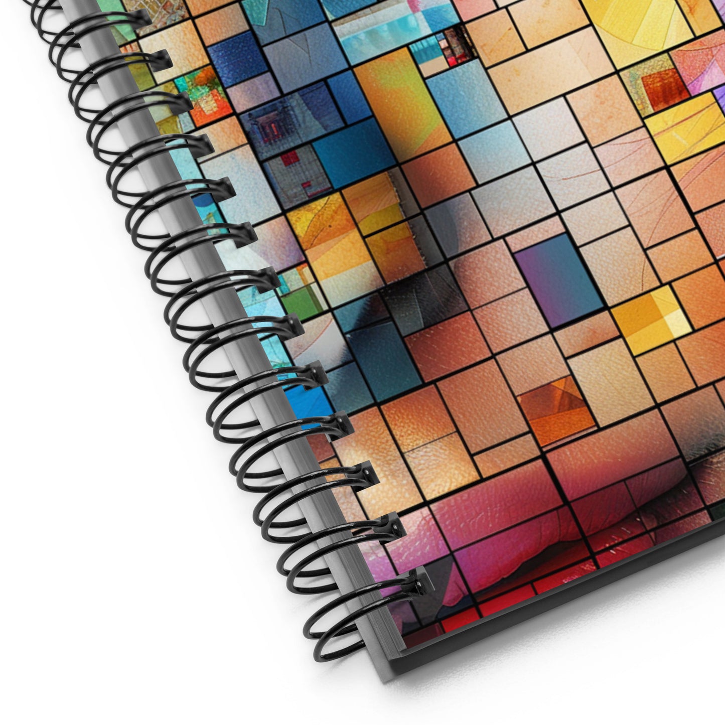 Spiral Notebook Abstract Portrait